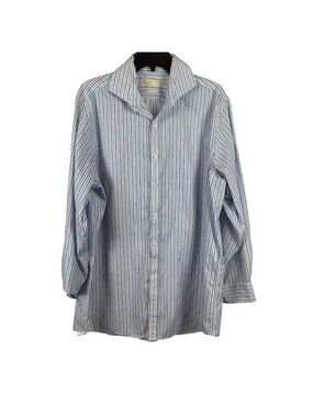 Michael Kors Men Long sleeve Button-Down Striped Shirt Size 16 1/2